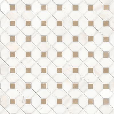 MSI Bianco Dolomite Crema Dotty Mosaic