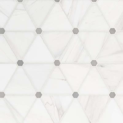 MSI Bianco Dolomite Pinwheel Mosaic