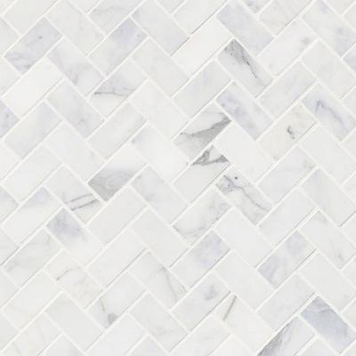 MSI Calacatta Cressa Herringbone Mosaic