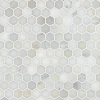 MSI Calacatta Gold 1" Hexagon Mosaic