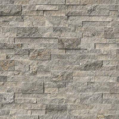 MSI Silver Travertine Ledger Corner