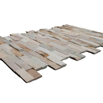 Nepal Golden Sand 4 Lines Split Face 6x24 Ledger Panel Flats - Hover