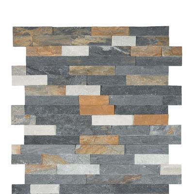 Tropical Gold Split Face 6x24 Ledger Panel Flats