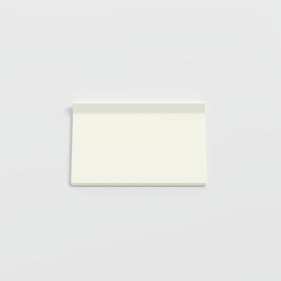 Color Collection Bright Biscuit 3 3/4 x 6 Cove - Flat Top
