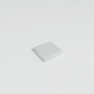Color Collection Bright Tender Gray 2x2 Single Bullnose Corner - Hover