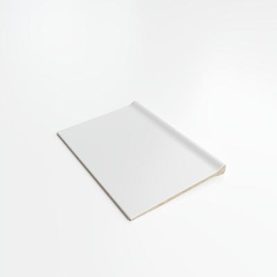 Color Collection Matte Tender Gray 4-1/4 x 6 LC Corner - Hover
