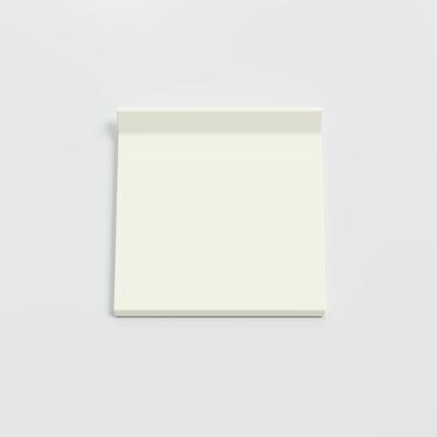 Color Collection Bright Biscuit 4-1/4 x 4-1/4 Cove - Flat Top