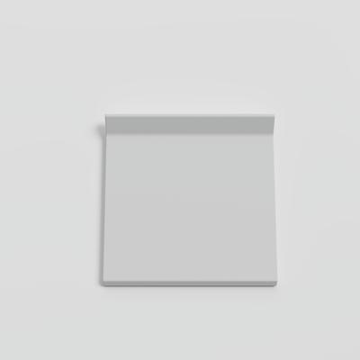 Color Collection Matte Tender Gray 6x6 Cove - Round Top