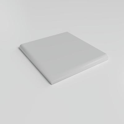 Color Collection Matte Tender Gray 6x6 Single Bullnose Corner - Hover