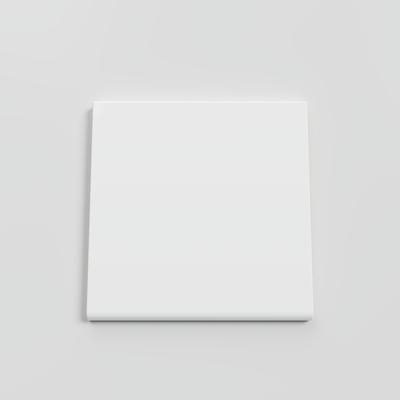 Color Collection Bright White Ice 6x6 Single Bullnose