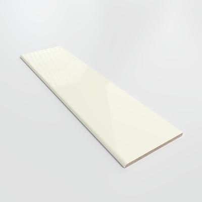 Color Collection Bright Biscuit 4-1/4 x 16 Single Bullnose - Hover