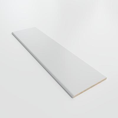 Color Collection Matte Tender Gray 4-1/4 x 16 Single Bullnose - Hover