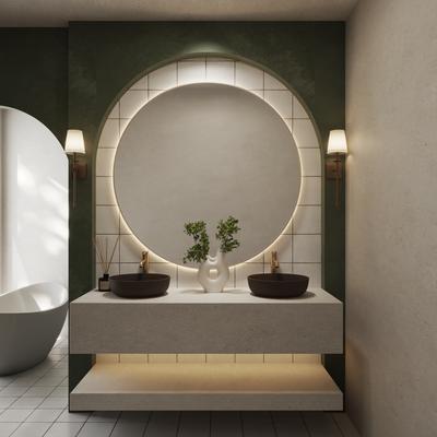 Atlantique Blanc 8x8 Field Tile - Hover