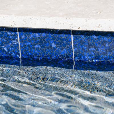 Aquabella Timeless Blue Allure 6x6 Porcelain Field Tile - Hover