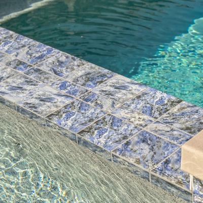 Aquabella Mountains Alps 6x6 Porcelain Field Tile - Hover