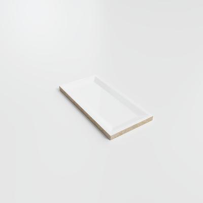 Color Collection Textures BG White Ice Rev. Beveled 3x6 - Hover