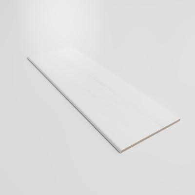 Lassa White MG 3x12 Irregular Bullnose - Hover
