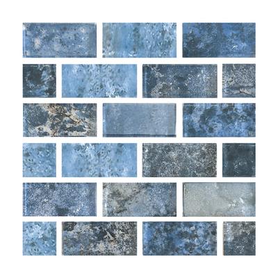 Aquabella Manhattan Grand Central 1x2 Glass Mosaic 12"x12" Pool Tile