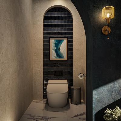 CC Mosaics+ Bright Blue Oval 12x12 Mosaic - Hover