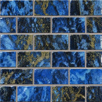 Aquabella Abyss Port Royal 1x2 Porcelain Mosaic 12"x12" Pool Tile (AY-1220)