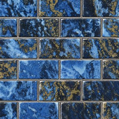Aquabella Abyss Port Royal 1x2 Porcelain Mosaic 12"x12" Pool Tile (AY-1220)