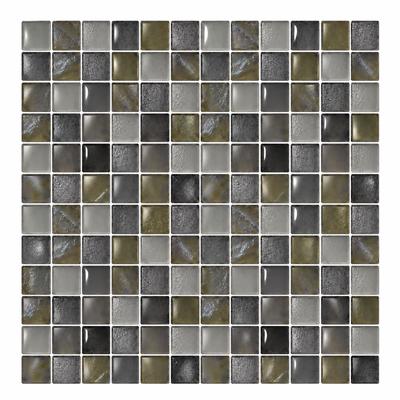 Aquabella Night Life Melody 1x1 Glass Mosaic 12"x12" Pool Tile (NL-1138)