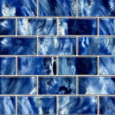 Aquabella Espania Leon 1x2 Glass Mosaic 12"x12" Pool Tile