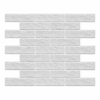 Aquabella Rustic Brick White 2.3x10 Porcelain Pool Tile