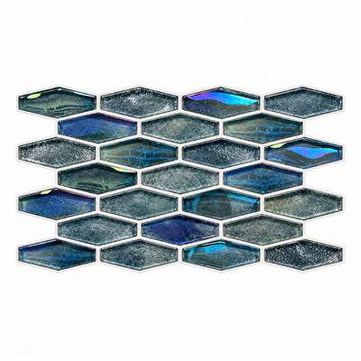 Aquabella Aloha Maui Full Hex Glass Mosaic 12"x12" Pool Tile