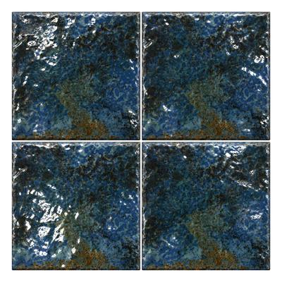 Aquabella Bora Bora Coral 6x6 Porcelain Bullnose Pool Tile (BB-647)