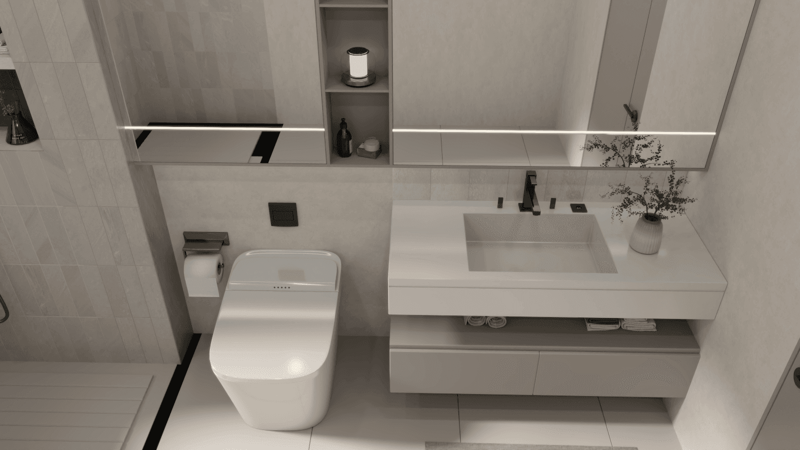 Bathroom 3D Rendering - Image 5