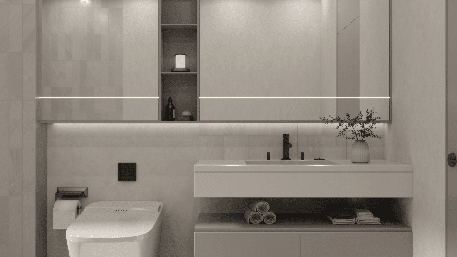 Bathroom 3D Rendering - Image 9
