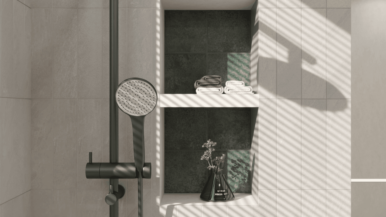 Bathroom 3D Rendering - Image 2