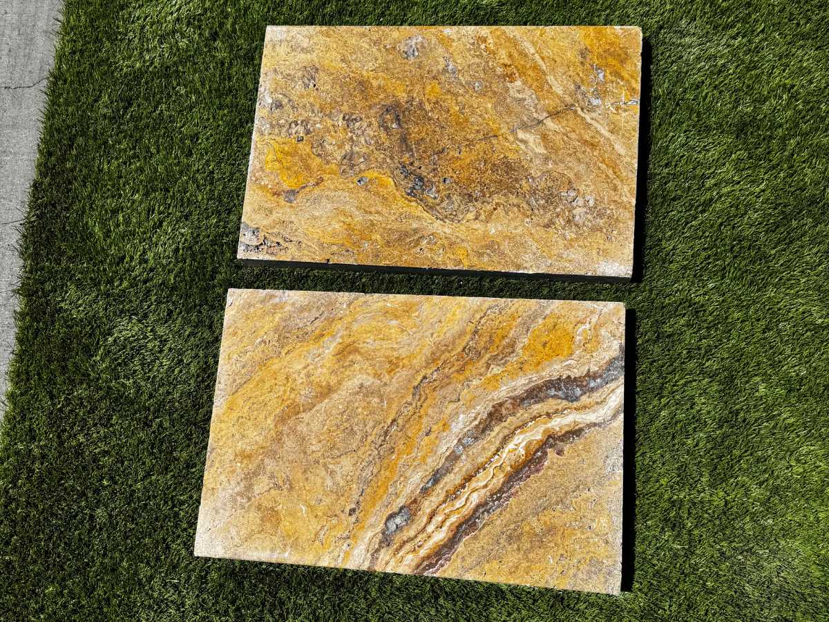 Autumn Leaves 5cm Modern Pool Coping 12x24 - Image 4