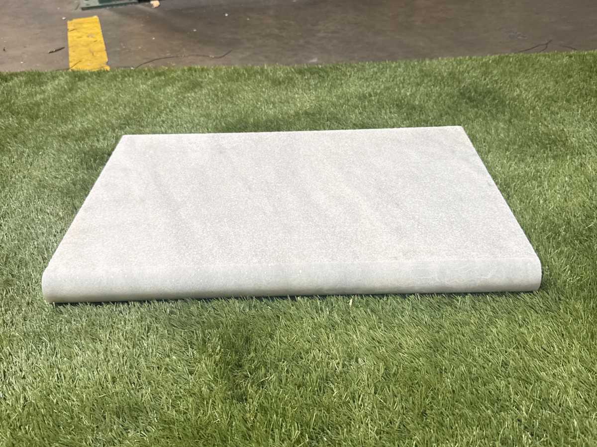 Carrara Equinox Marble 5cm Double Bullnose Pool Coping 16x24 - Image 3