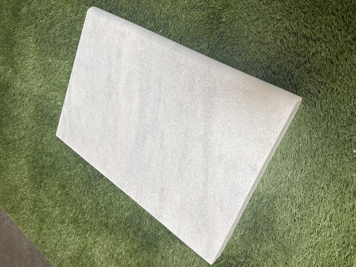 Carrara Equinox Marble 5cm Double Bullnose Pool Coping 16x24 - Image 4