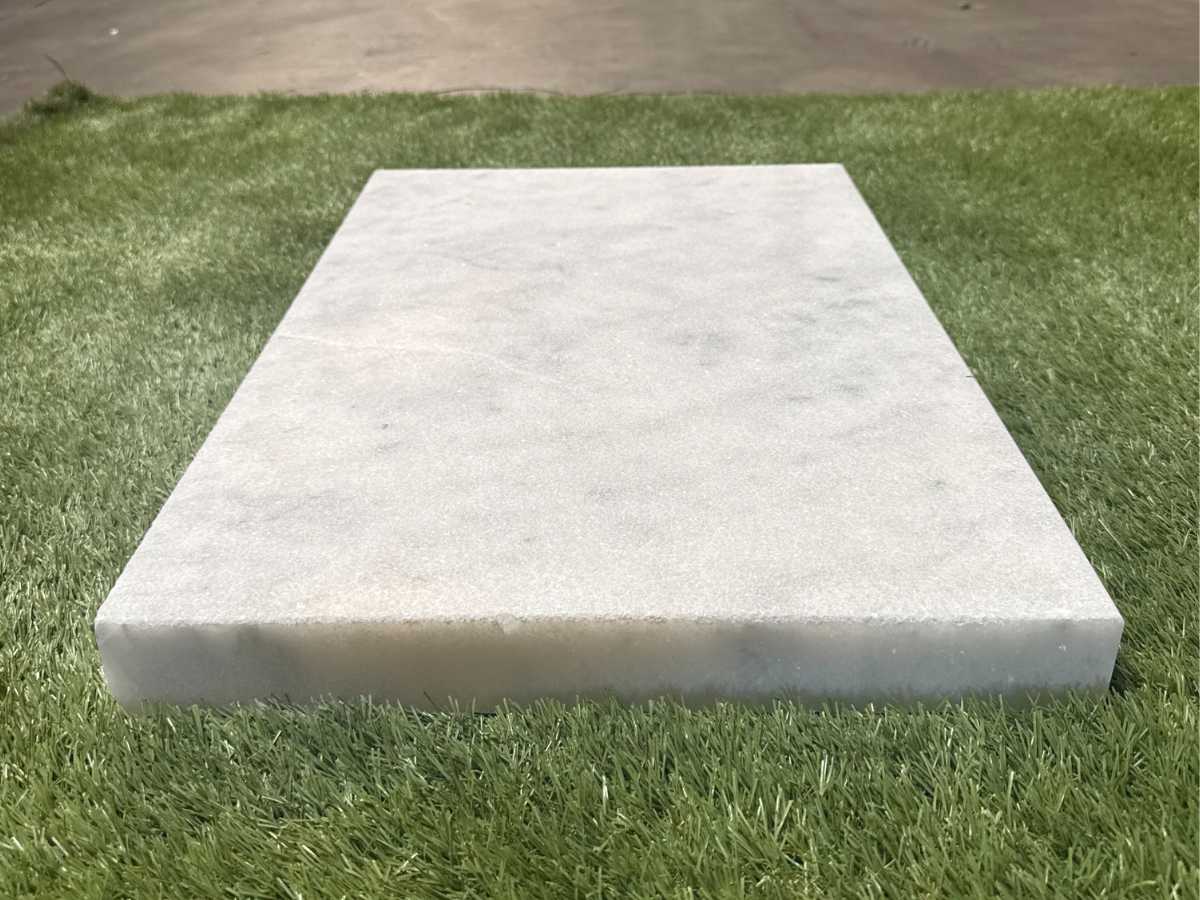 Carrara Equinox Marble 5cm Modern Pool Coping 16x24 - Image 5