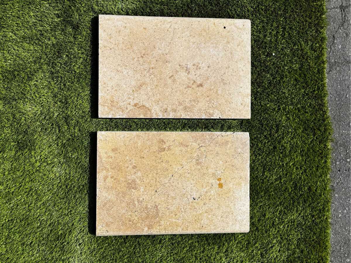 Chocolate Brown 5cm Double Bullnose Pool Coping 12x24 - Image 2
