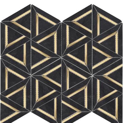 Nero Marquina Metal GEO