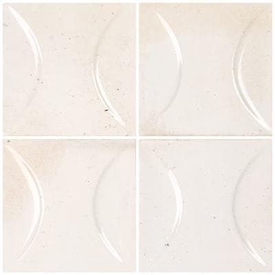 Antique White Relief