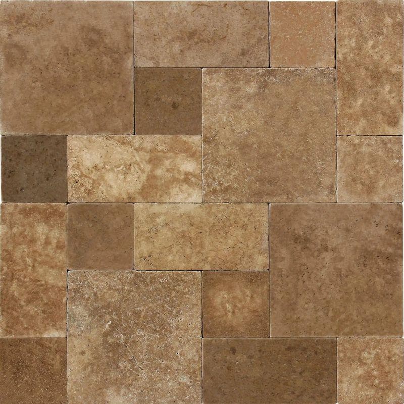 Chocolate Brown 3cm Paver Roman Pattern - Image 1