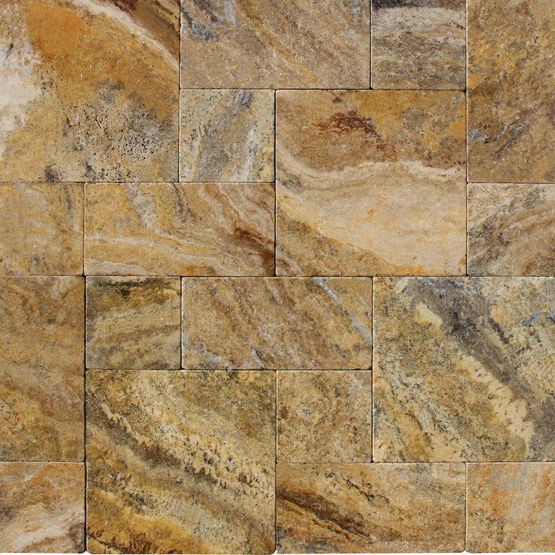 Autumn Leaves 3cm Paver Roman Pattern - Image 1