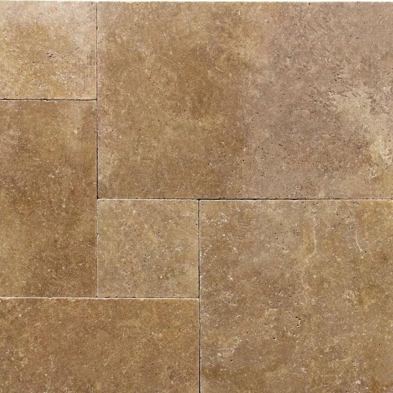 Noce Travertine 3cm Paver French Pattern - Image 1