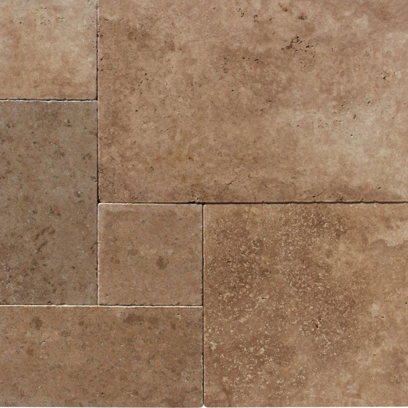 Chocolate Brown 3cm Paver French Pattern - Image 1