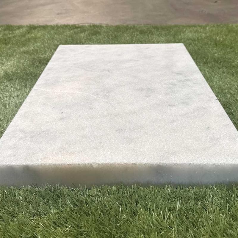 Carrara Equinox Marble 5cm Double Modern Pool Coping 16x24 - Image 8