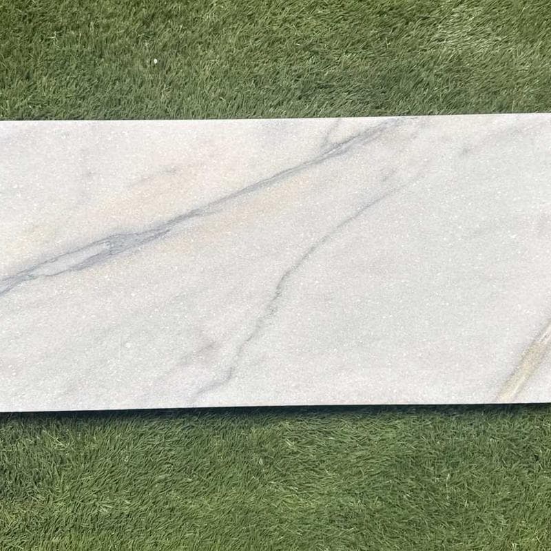 Carrara Equinox Marble 5cm Double Modern Pool Coping 12x24 - Image 5