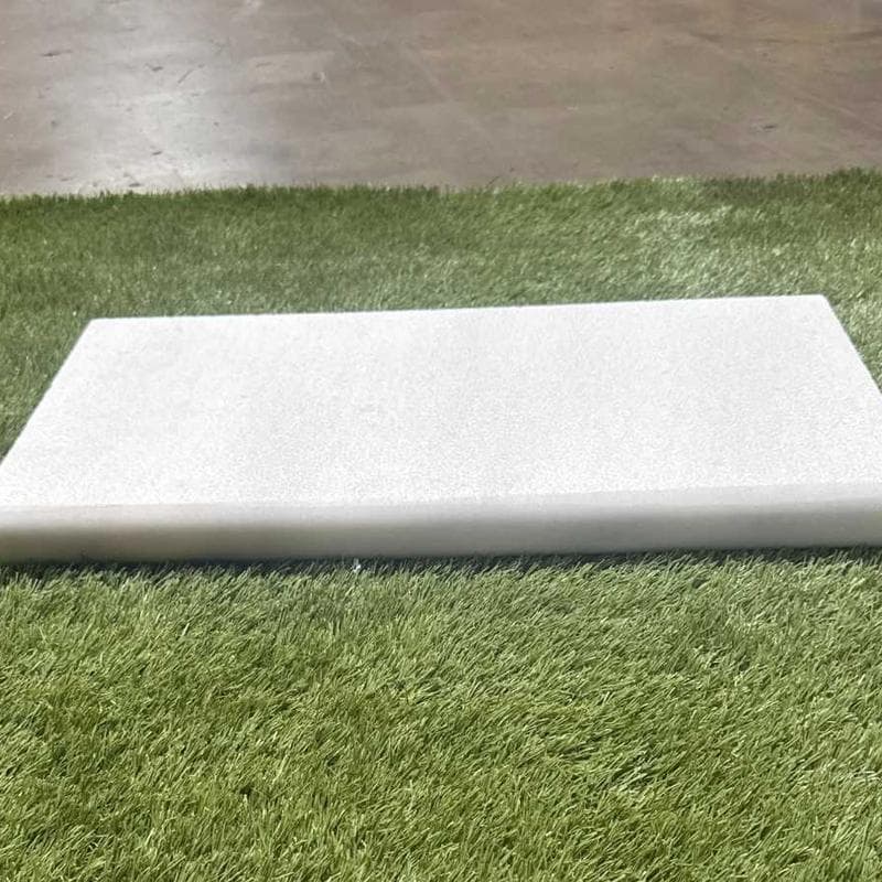 White Marble 5cm Bullnose Pool Coping 16x24 - Image 1