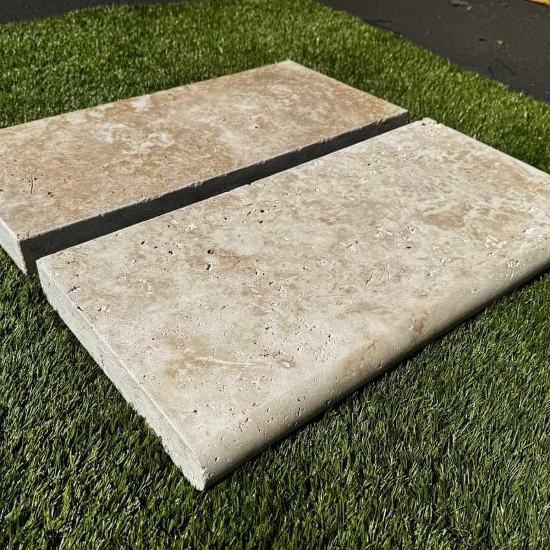 Cordoba Cream 5cm Double Bullnose Pool Coping 12x24 - Image 5