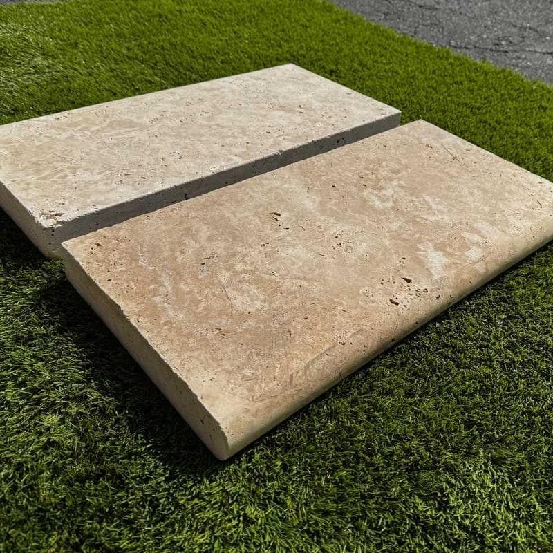 Cordoba Cream 5cm Bullnose Pool Coping 12x24 - Image 4