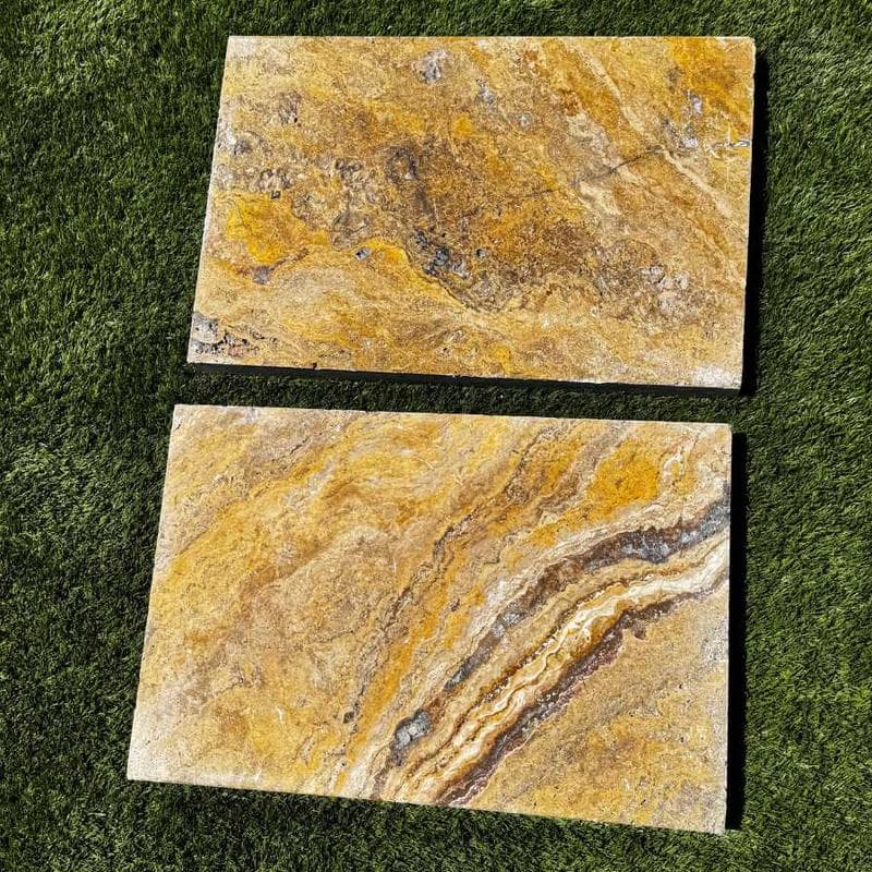 Autumn Leaves 5cm Double Modern Pool Coping 12x24 - Image 4